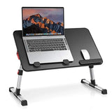 Laptop Desk Table, Adjustable Laptop Stand, Portable Lap Desks with Foldable Legs
