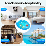 Resin Toilet Seat Marine Style, 360° Rotatable Toilet Cover with 220lbs Capacity,