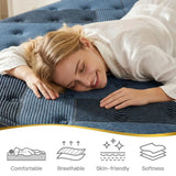 14 Inch King Mattress Hybrid Memory Foam Mattress, Pressure Relief