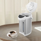 750W 110V Water Boiler, Grey Stainless Steel Tabletop Electric Water Boiler 4L/135oz