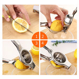 Stainless Steel Manual Lemon Clip Kitchen Gadgets Orange Juicer Fruit Juicer