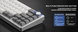 YUNZII AL68 Silver Wireless Custom Mechanical Keyboard