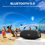 W-KING X10MIC Portable Bluetooth Speakers Outdoor Wireless w/ Microphone