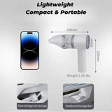 Portable Handheld Vacuum Cordless, 16000Pa Car Desk Vacuum Cleaner