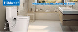 Hibbent Bidet Attachment for Toilet, Non-Electric Dual Nozzle for Frontal & Rear Wash, Adjustable