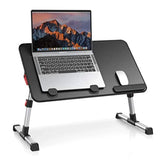 Laptop Desk Table, Adjustable Laptop Stand, Portable Lap Desks with Foldable Legs