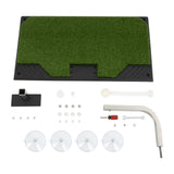 Foldable Flat Golf Practice Mat with Auto Ball Return System for Home