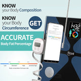 Body Fat Measuring Tape and Smart Scale for Body Weight and Fat with APP Digital Bathroom Scale for Weight Loss