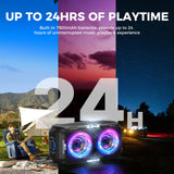 W-KING 250W MAX Party Wireless Bluetooth Speaker with USB Playback