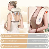 4D Deep Cordless Neck Massager Pillow Leg and Back Pain Relief for Men