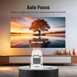 Android 11 WiFi6 BT5.4 Mini Outdoor Movie Projector with Air Mouse