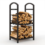30 Inch Firewood Rack Outdoor Indoor, High Outdoor Wood Racks for Firewood