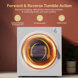 Portable Clothes Dryer, 1400W Fast Drying Front Load Tumble Laundry Dryer MD DC PRINT