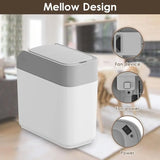 Smart Sensor Trash Can with Slide Lid 3.2 Gallon Automatic Bathroom Kitchen Waste Bin