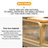 Screen Divider, Translucent Table Partition Divider, 39.4X11.8In Commercial Decorative Privacy Screen