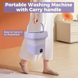 Mini Foldable Washer Portable Washing Machine Spin Dryer Washer For Camping Travel Home Underwear