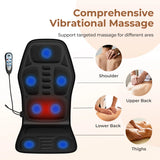 Back Massager with Heat, Massage Chair Pad for Shoulder and Back, Deep Tissue