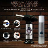 Engraved Cocktail Smoker Kit, Torch, 90ML Butane, with Cherry, Hickory, Maple