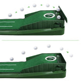 Portable Golf Putting Mat with Auto Ball Return for Home and Office