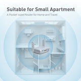 GL.iNet GL-MT3000 (Beryl AX) Wi-Fi 6 Wireless Travel Gigabit Router, Connect Public & Hotel Wi-Fi, Captive Portal, Cybersecurity