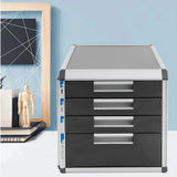 Modern Compact File Cabinet Concave Handles For Convenient Drawer Operation Smooth Surface For Easy Cleaning For Offices