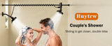 Tandem Shower Head For Couples, Dual Shower Head with Original Adjustable Slider, High Pressure