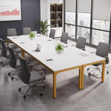 Large 6.5ft Office Conference Table, 78.74 W x 27.56 D, Ideal for Seminars