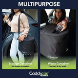 Auto - Car Trash Can with Lid Compact, Durable Multipurpose Trash Bin