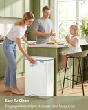 Kitchen Trash Can, 18.5 Gallon / 70L Large Kitchen Garbage Can with Soft Close Lid