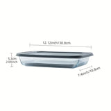 Glass Baking Dish with Lids Rectangular Glass Baking Pan Bakeware Set with Lids