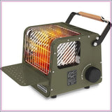 3750 BTU Butane Portable Space Heater w/Warming Shelf for Indoor&Outdoor Use