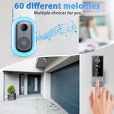 Smart Video Doorbell: PIR Motion Sensor, Two-Way Intercom, Night Vision, Wireless