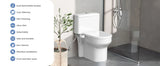 Bidet Attachment for Toilet, Non-Electric Bidet Ultra-Slim Dual Nozzle (Feminine/Rear Wash),