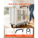SucceBuy 330/660 lbs Foldable Push Cart Dolly with Swivel Wheels
