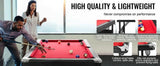 6.3ft Fold-up Pool Table Solid MDF Base Sturdy Metal Legs Full Set Games