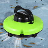 Robotic Pool Cleaner with Dual Motors Self Parking for Flat Ground Pools