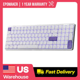EPOMAKER LUMA100 Anodized Aluminum Mechanical Keyboard 96% QWERTY ANSI US Tri-Mode Wireless 3000mAh Battery