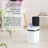 13L Smart Sensor Trash Can Fully Automatic Waterproof for Kitchen Living Room Household Bathroom