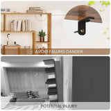 Bookshelf, Bookcase With Open Display Storage Shelves, Display Shelf