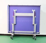 Indoor Folding 18mm Pingpong Table Professional Table Tennis Table w/ Wheels