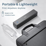 Inkless Portable Printer Wireless for Travel,Thermal Printer Supports 8.5" x 11" US Letter&A4&A5,Compatible with iOS,And