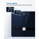 Smart WiFi Body Scale with Bluetooth Connectivity for Bathroom Use: Advanced 13Parameter Body Composition