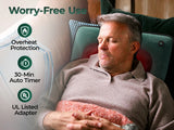 Full Body Massage Mat w/ Heat, Detachable Massager Pad Deep Tissue Pain