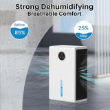 Dehumidifier, 88oz Water Tank, Portable Dehumidifier for Bedroom,1000 sq.ft