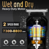 Ufree Beard Trimmer for Men, Waterproof Electric Razor for Nose, Body, Face & Mustache, Cordless