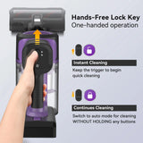 INSE S10 Cordless Vacuum Cleaner 45Kpa, 6-in-1 Up to 50Min for Carpet Pet