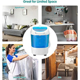Portable washing machine for RVs, camping, apartments, dorms: r and dryer combo with 5.5lbs capac