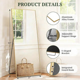 64x21 Full Length Mirror, Floor Standing or Wall Mounted  for Bedroom