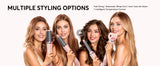 Bopcal 5 In 1 Hair Dryer Hot Air Comb Electric Hair Curling Iron 1200W High Speed Blower Multifunctional