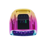 96W UV LED Nail Lamp Rechargeable Cordless Gel Nail Dryer with 4 Timer Settings&Smart Sensor Gradient Portable